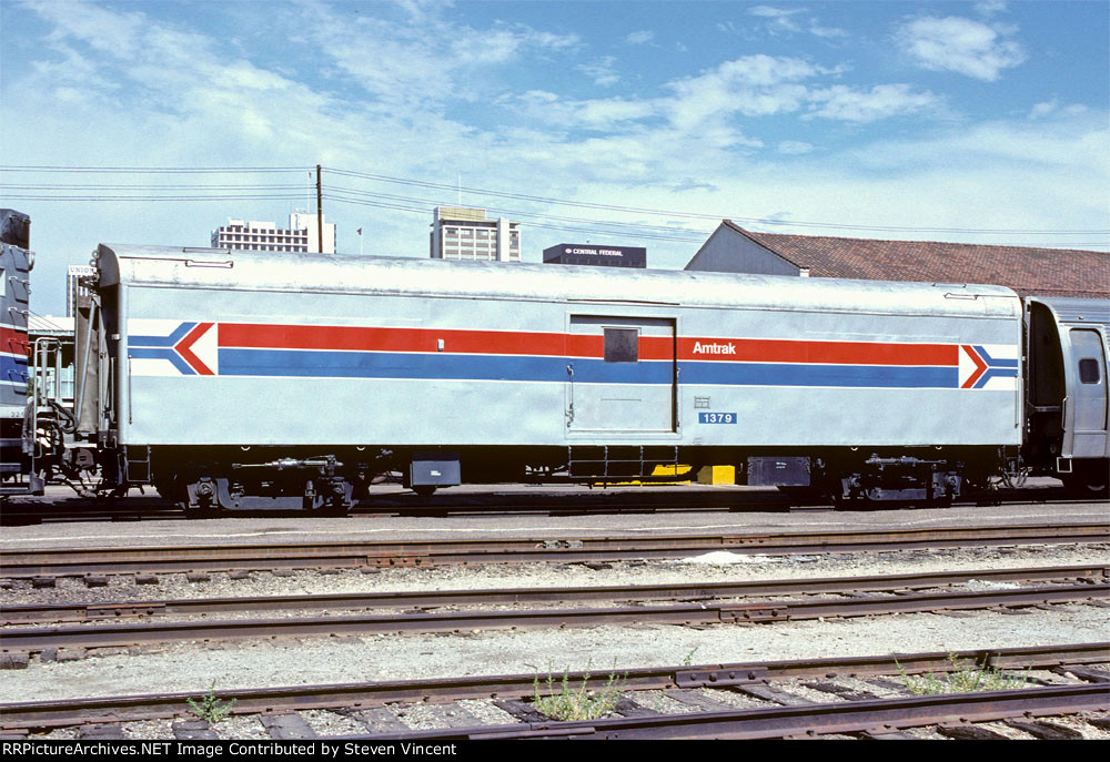 Amtrak baggage car #1379